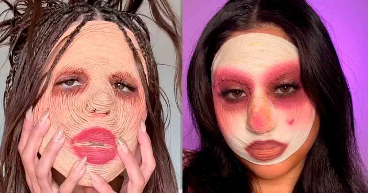 El ‘Maquillaje de Hilo’: La Extraña Tendencia Que Está Causando Sensación y Pesadillas