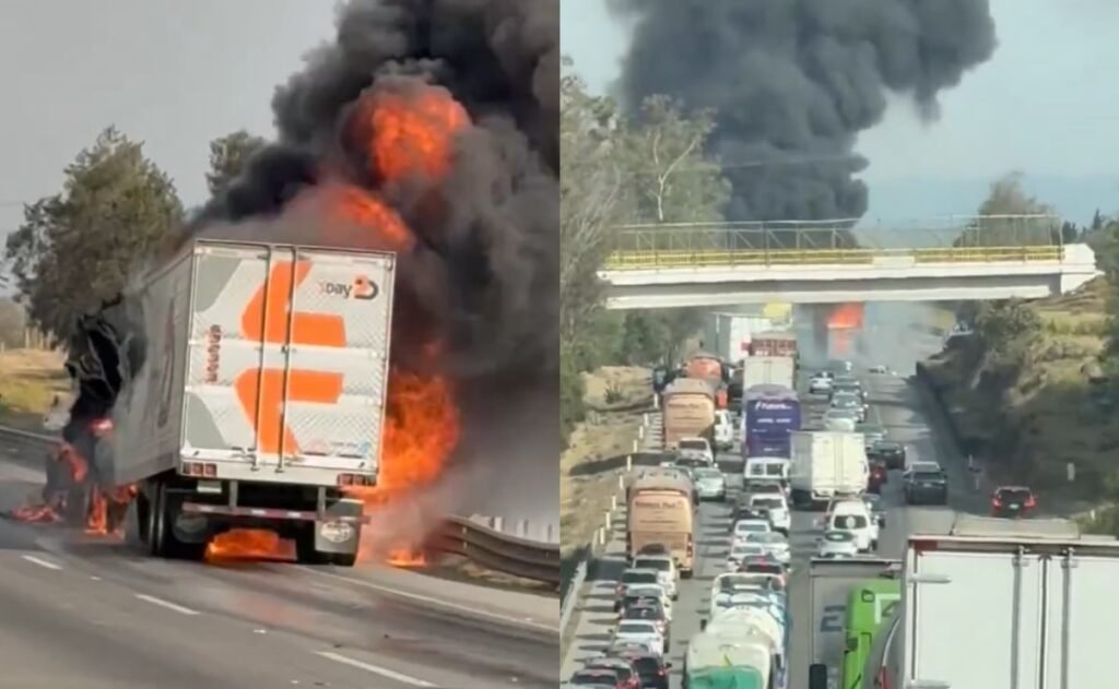 Incendio paraliza la México-Querétaro; Vacacionistas Quedan Atrapados en el Tráfico | El universal