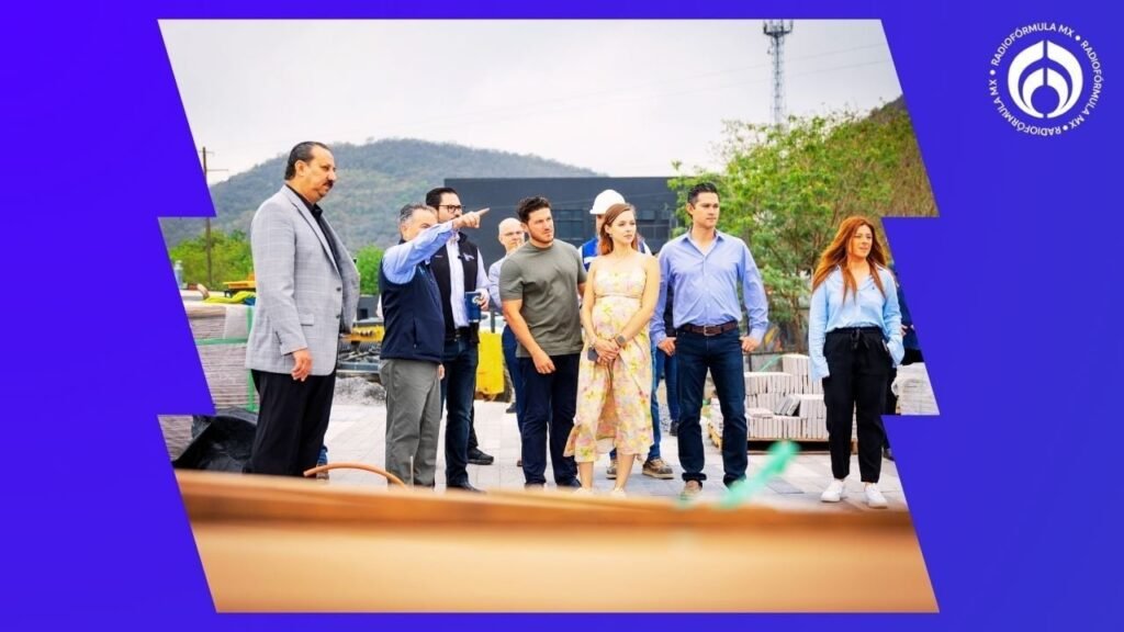 Samuel García Supervisa Obra de Malecón Presa La Boca; Registro Avance de 80%