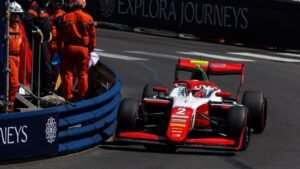 Noel León Sufre ContactO en la Sprint de Mónaco