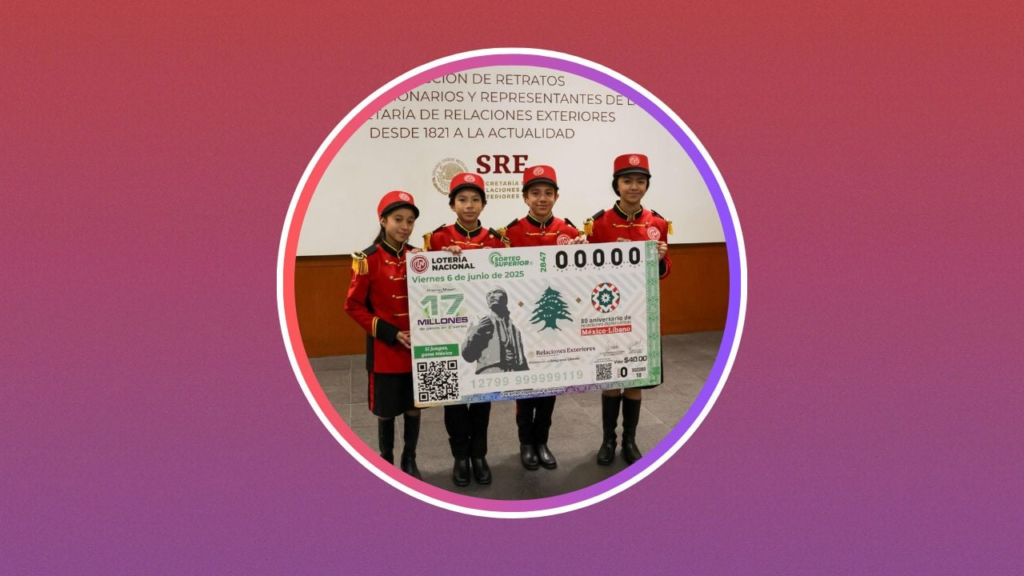 México y LÍBANO EN UN CACHITO: Sre y Lotería Nacional Celeban 80 Años de Amistad
