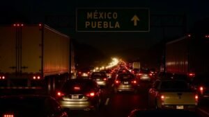 Hay Cierre Total en la Autopista México-Puebla a la Altura de San Miguel Xoxtla