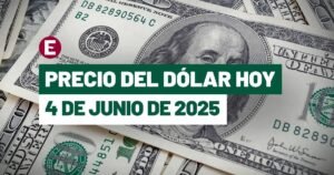 ¡Peso se recupera! Precio del dólar Hoy 4 de Junio ​​de 2025