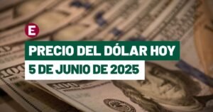 ¡Peso Avanza A Nuevo Máximos en 8 meses! Precio del dólar Hoy 5 de Junio ​​de 2025