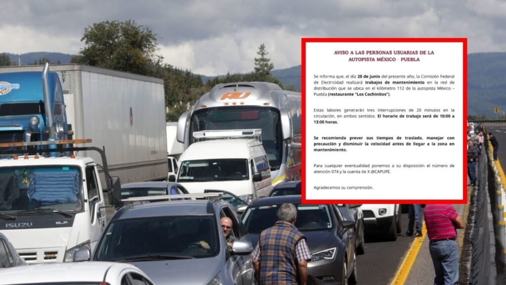 Autopista México-Puebla Anuncia Cierre Por Trabajos de Mantenimiento ¿Qé Día ya Qé Hora RoRARRÁ?