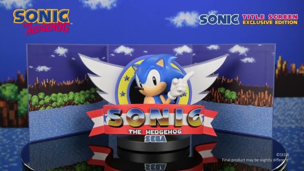 Primeras 4 FIGUAS SORPRENDE CON ESTA NUEVA FIGURA Inspirada en la Pantalla de TÍtulo de Sonic