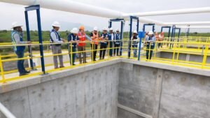 Servicios de Agua y Drenaje de Monterrey Supervisa Obras de Planta Regeneradora de Agua en El Carmen