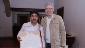 Bedolla recibe un Hugo Aguilar en Michoacán; Lo Felicita por Su Futuro Cargo en la scjn