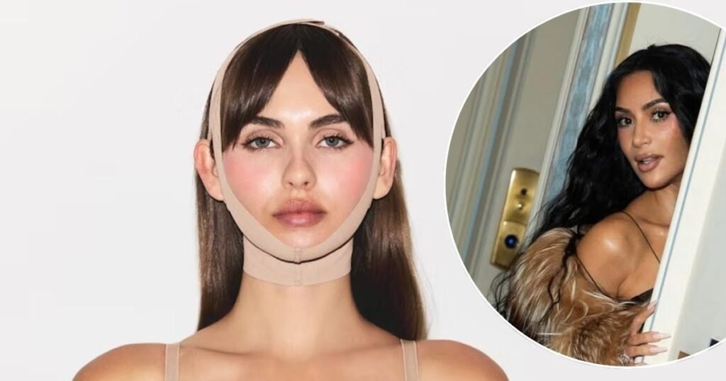 ¿Te Pondrías una? Este cuestan las fajas para la papada de kim kardashian
