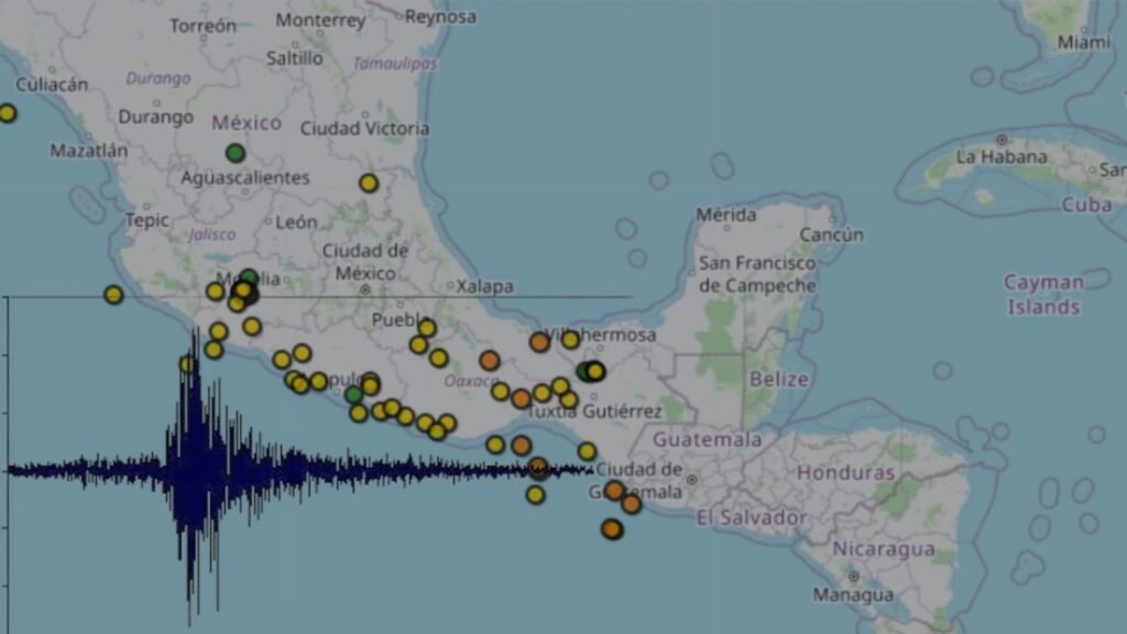 Dos Sismos de 4.1 sacuden oaxaca en la madrugada; OTROS TEMBLORES REGRADOS 15 DE AGOSTO EN MÉICICO