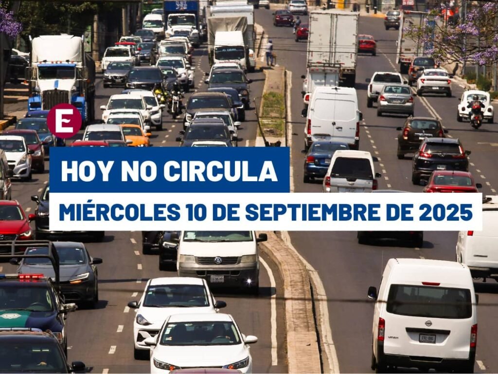 Hoy no circula del Miérado de detiene a Estos Coches en cdmx y edomex