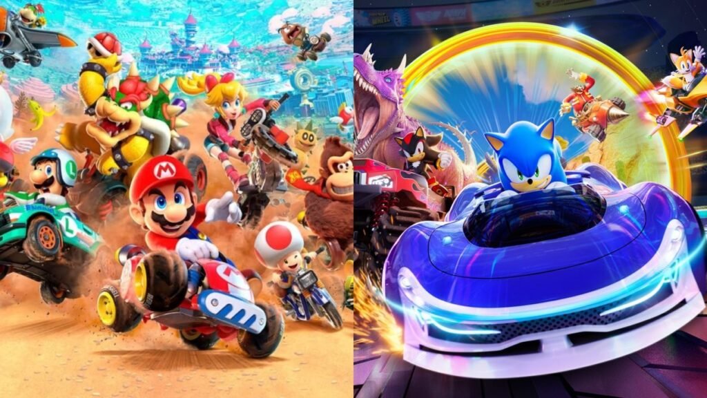 SEGA USA Mario Kart World en El Nuevo Comercial de Sonic Racing: Crossworlds: es un Guiño a un anuncio de los 90