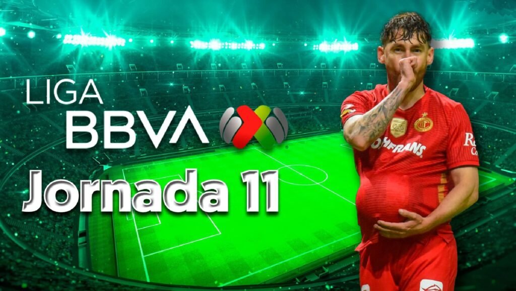 Toluca se Hace del Liderato: Resultados de la jornada 11 en el Apertarura 2025 de la Liga MX