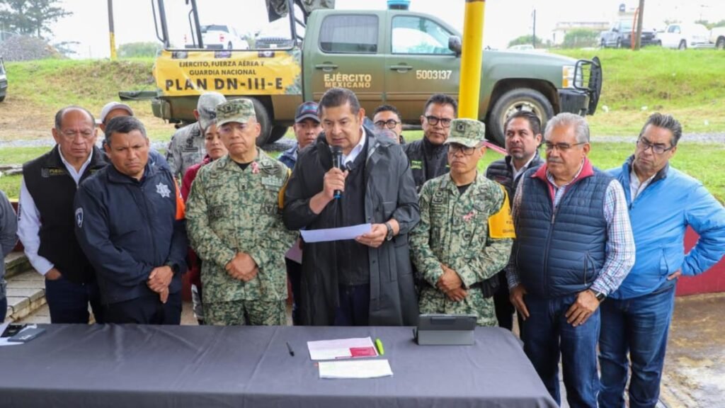 Gobierno de Puebla con apoyo del gobierno federal salvaguarda la vida de las familias poblanas en la Sierra Norte