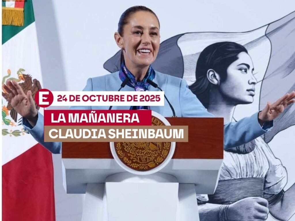 La ‘Mañanera’ de Sheinbaum: Temas de la conferencia del 24 de octubre de 2025