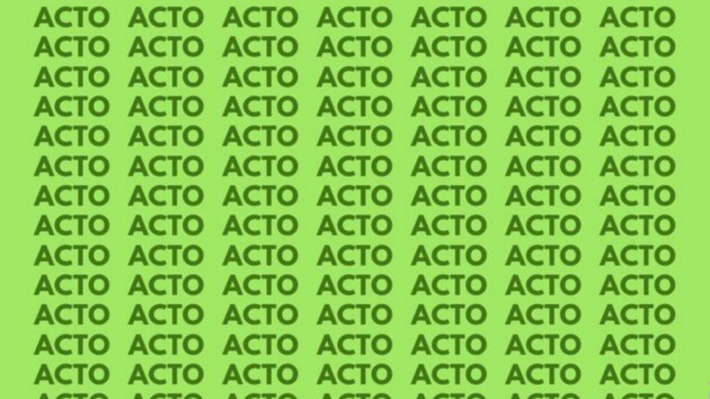 El acertijo visual que desafió a los expertos: encontró la palabra Apto en sólo 5 segundos