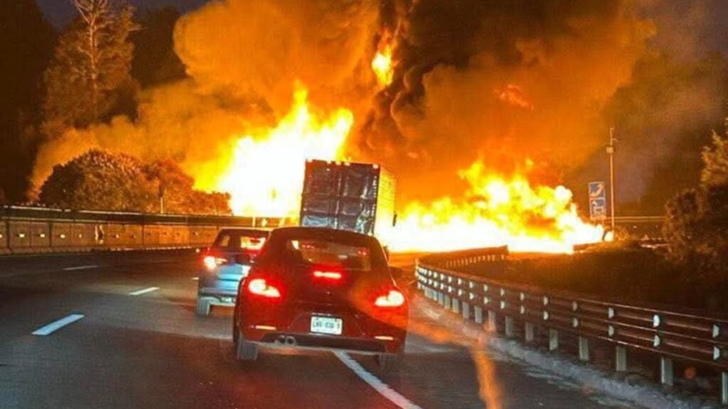 Explota pipa en la Autopista México-Puebla