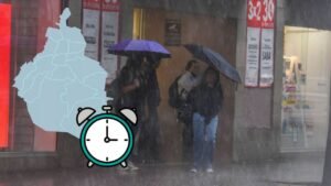 ¿A qué hora lloverá y cuál será la hora con más frío en la CDMX HOY lunes 10 de noviembre?