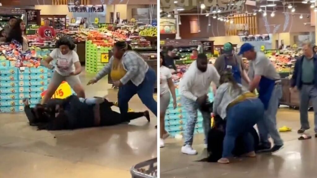 Pelea entre clientas en pleno supermercado se vuelve viral y desata millas de reacciones en redes