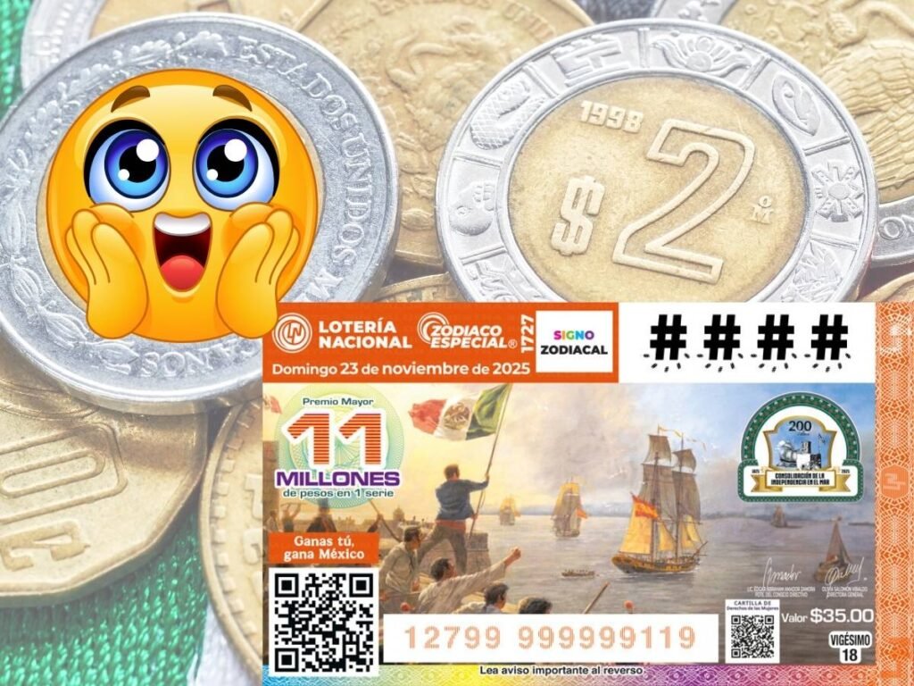 Lotería Nacional: Resultados del Sorteo Zodiaco Especial 1727 del 23 de noviembre de 2025