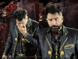 Alejandro Fernández es captado en mal estado durante show en Querétaro