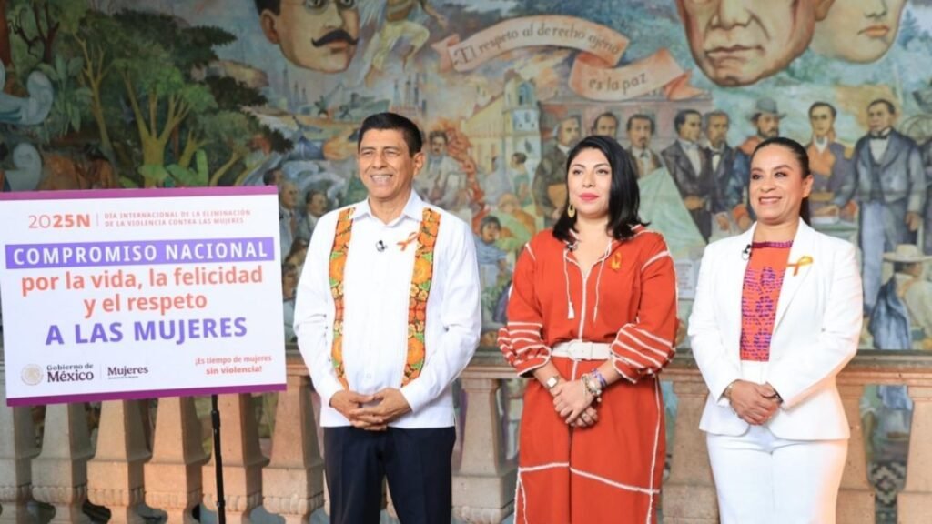 Se suma Gobierno de Oaxaca al Compromiso Nacional por la Vida, Felicidad y Respeto a las Mujeres para erradicar la violencia de género.