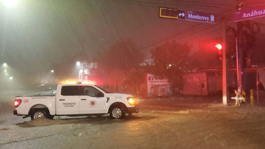 Ingreso del Frente Frío 16 en Tamaulipas Deja Zonas Inundadas en Nuevo Laredo