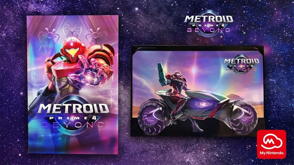 Un nuevo set de pósters holográficos de Metroid Prime 4: Beyond llega a My Nintendo en América