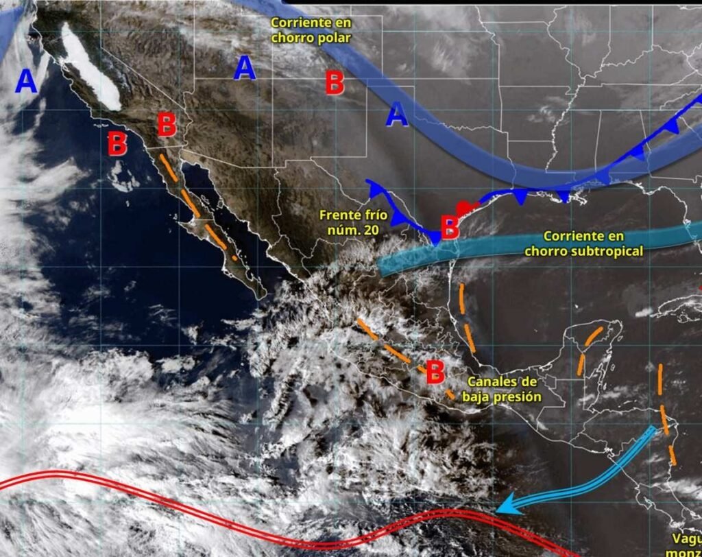 Clima en México este 11 de diciembre de 2025: Llega el frente frío 20