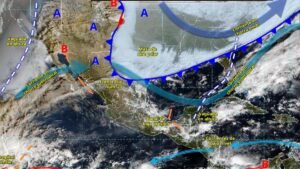 Frente frío 21 marcará el inicio de semana con lluvias, viento y descenso térmico en gran parte del país