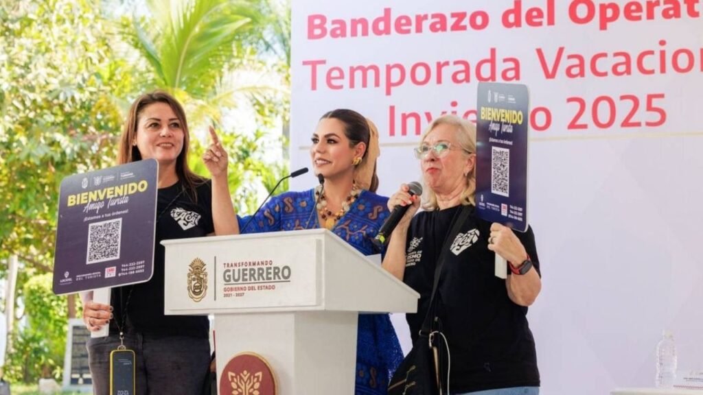 Evelyn Salgado, dio el banderazo del Operativo Temporada Vacacional Invierno 2025
