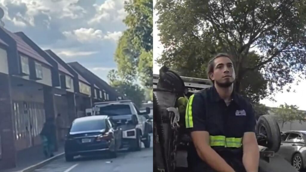 Detienen a operador de grúa que se llevó un carro con una niña de cuatro años dentro: VIDEO