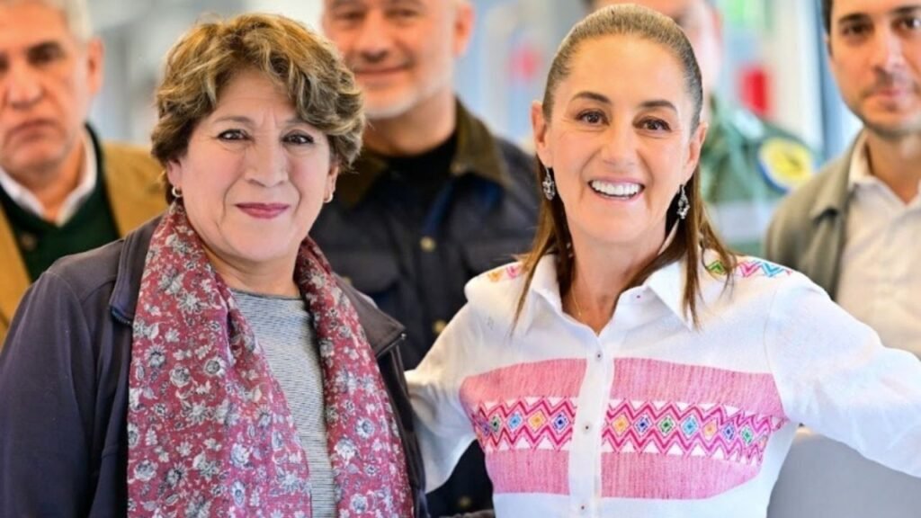 Claudia Sheinbaum y Delfina Gómez recorren por primera vez el Tren Suburbano al AIFA, que conectará a más de 82 mil usuarios diarios
