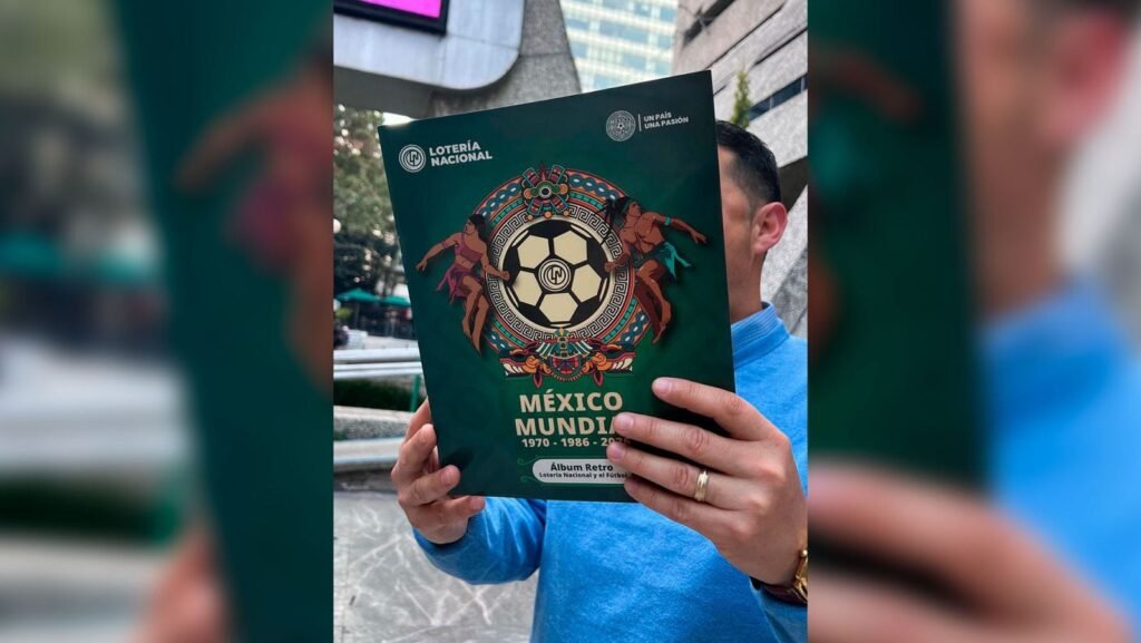 Álbum Retro Lotería Nacional y el Fútbol promociona 20 billetes de la historia mundialista de México