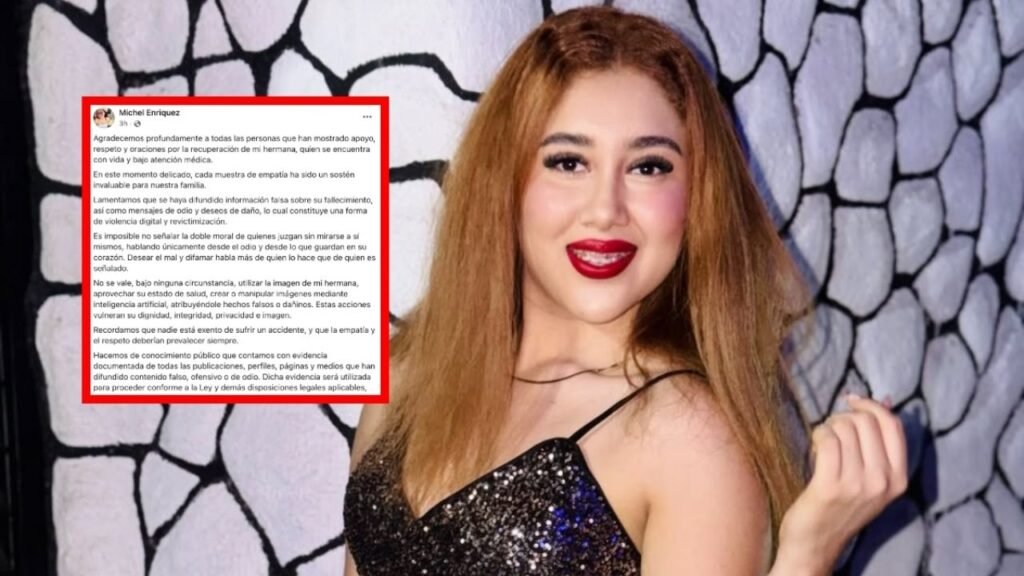 Familia de Dulce Enríquez, influencer mexicana, desmiente su muerte en accidente de Huatulco