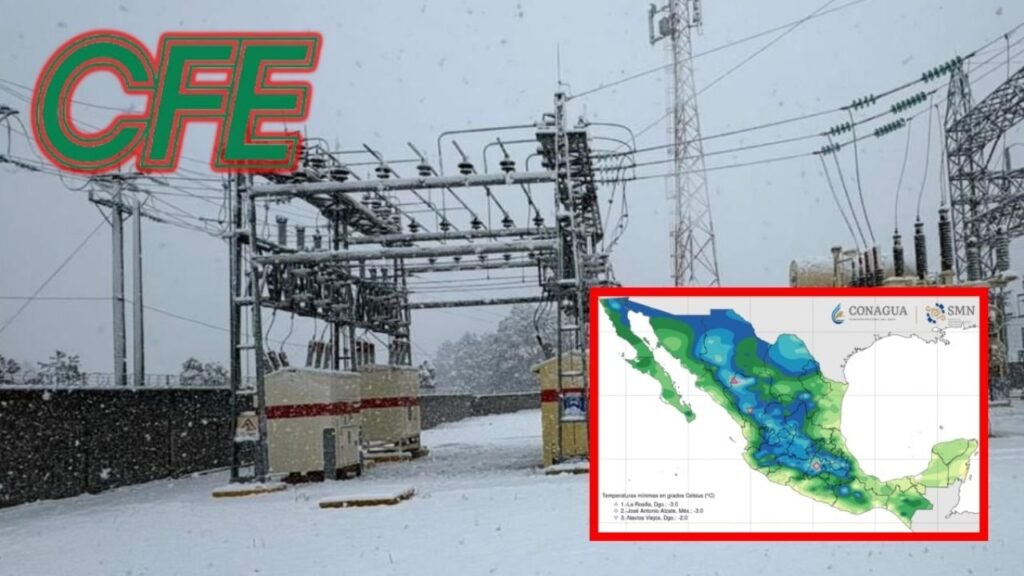 CFE restablece servicio eléctrico en municipios de Chihuahua y Durango afectados por Tormenta Invernal