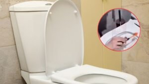 Mujer castiga a su hija por decir groserías y la obliga a lavarse la boca con agua del inodoro