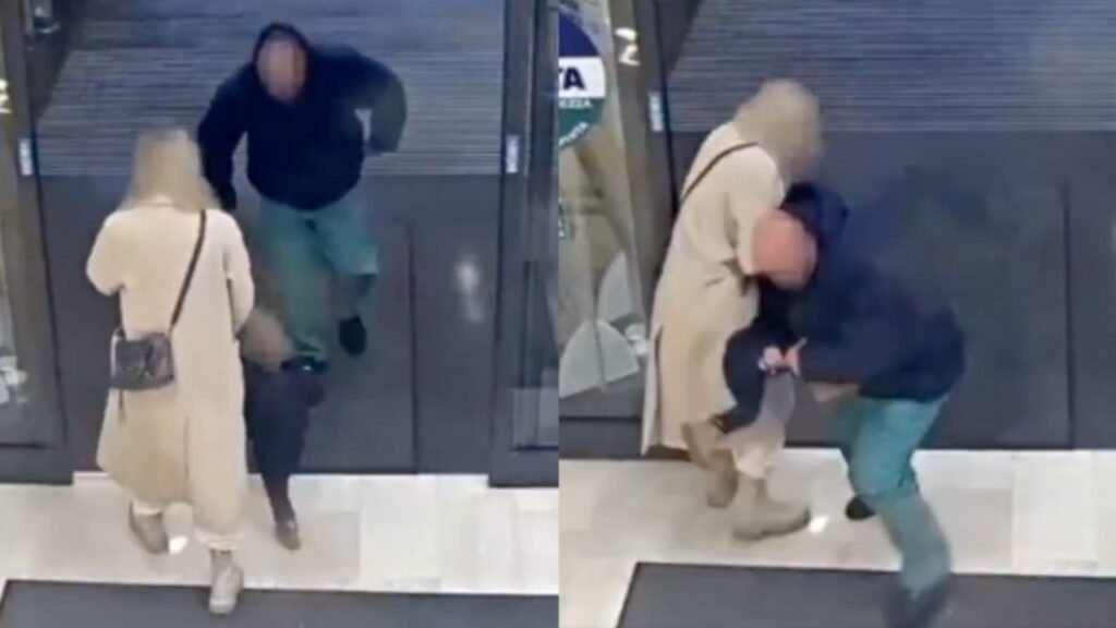 Indigente le rompe la pierna a un bebé tras intentar secuestrarla en un supermercado | VÍDEO FUERTE