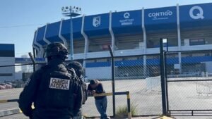 Fuerte operativo federal y estatal resguarda el Estadio Corregidora previo al amistoso México vs Islandia | VIDEO