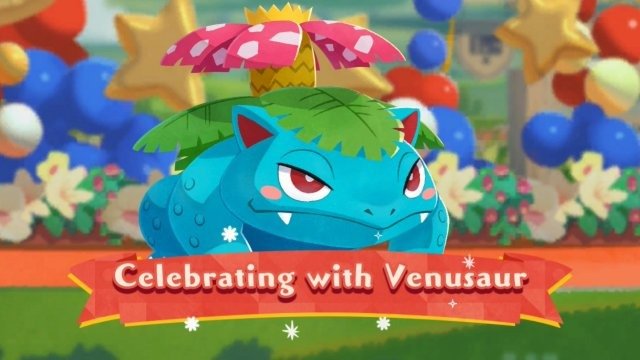Pokémon Café ReMix ha recibido este nuevo evento centrado en Venusaur