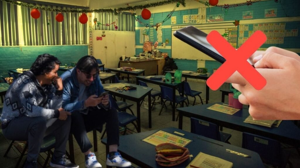 A partir de esta FECHA se prohíbe el uso de celulares y dispositivos electrónicos en secundarias y primarias.