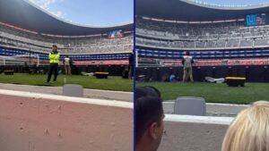 ‘¿Te parece que somos altos?’: Así era la primera fila del Estadio Banorte para el México vs. Portugal