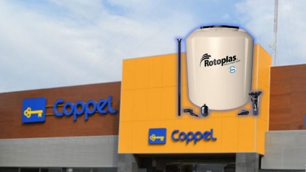 Coppel lanza un precio de remate tinaco tricapa Plus Rotoplas de 2500 litros: con nueva tecnología de máxima resistencia