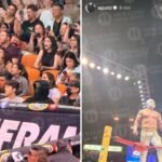 BTS vive el “viernes espectacular” de la Arena México para ver al Místico; el luchador vistió una chamarra en alusión a la banda