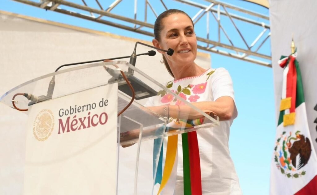 Sheinbaum defiende la soberanía de México desde la frontera con la UE; “esa no se puede negociar, ¡que viva México!” | El Universal