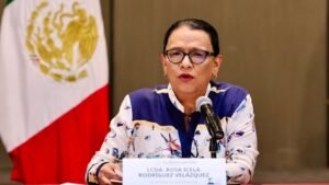 Rosa Icela Rodríguez llama a integrantes de la CNTE a construir rutas viables sobre la ley del ISSSTE y desaparición del USICAMM