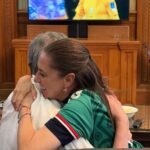 VIDEO: Sheinbaum festeja junto a Jesús Tarriba gol de México frente Corea